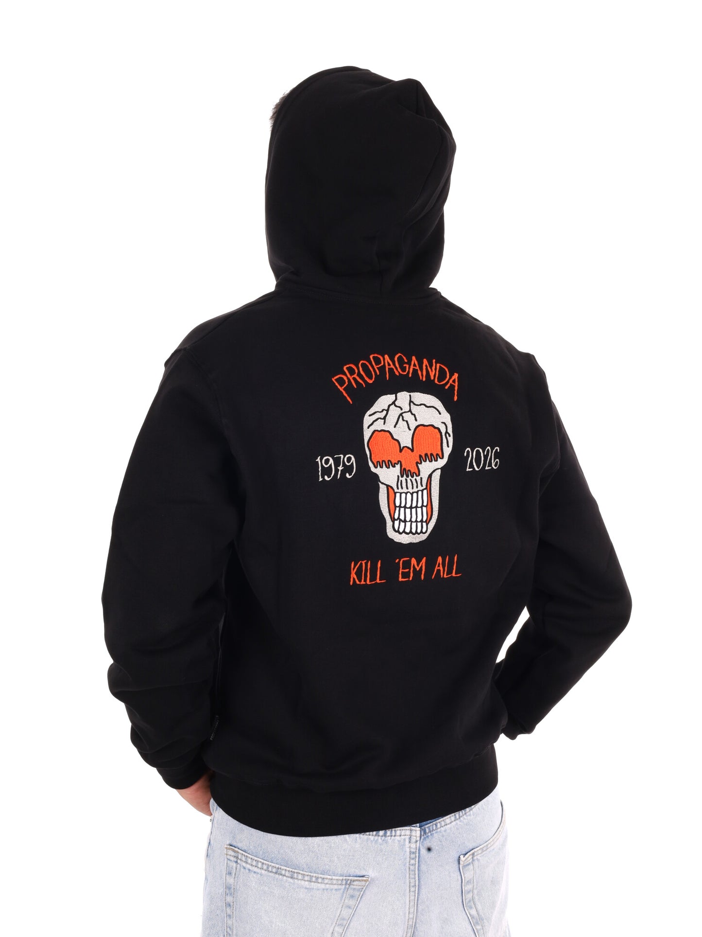 Propaganda 26FWPRFE704 Black, felpa da uomo nera
