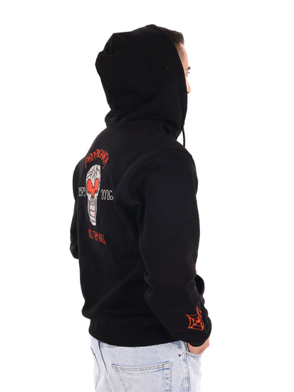 Propaganda 26FWPRFE704 Black, felpa da uomo nera