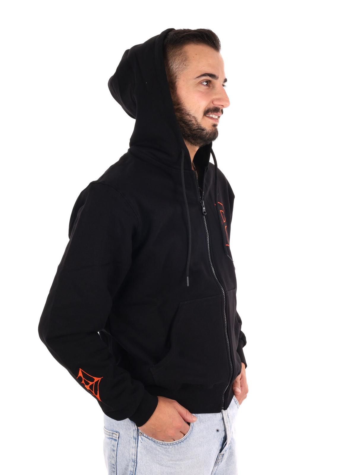 Propaganda 26FWPRFE704 Black, felpa da uomo nera