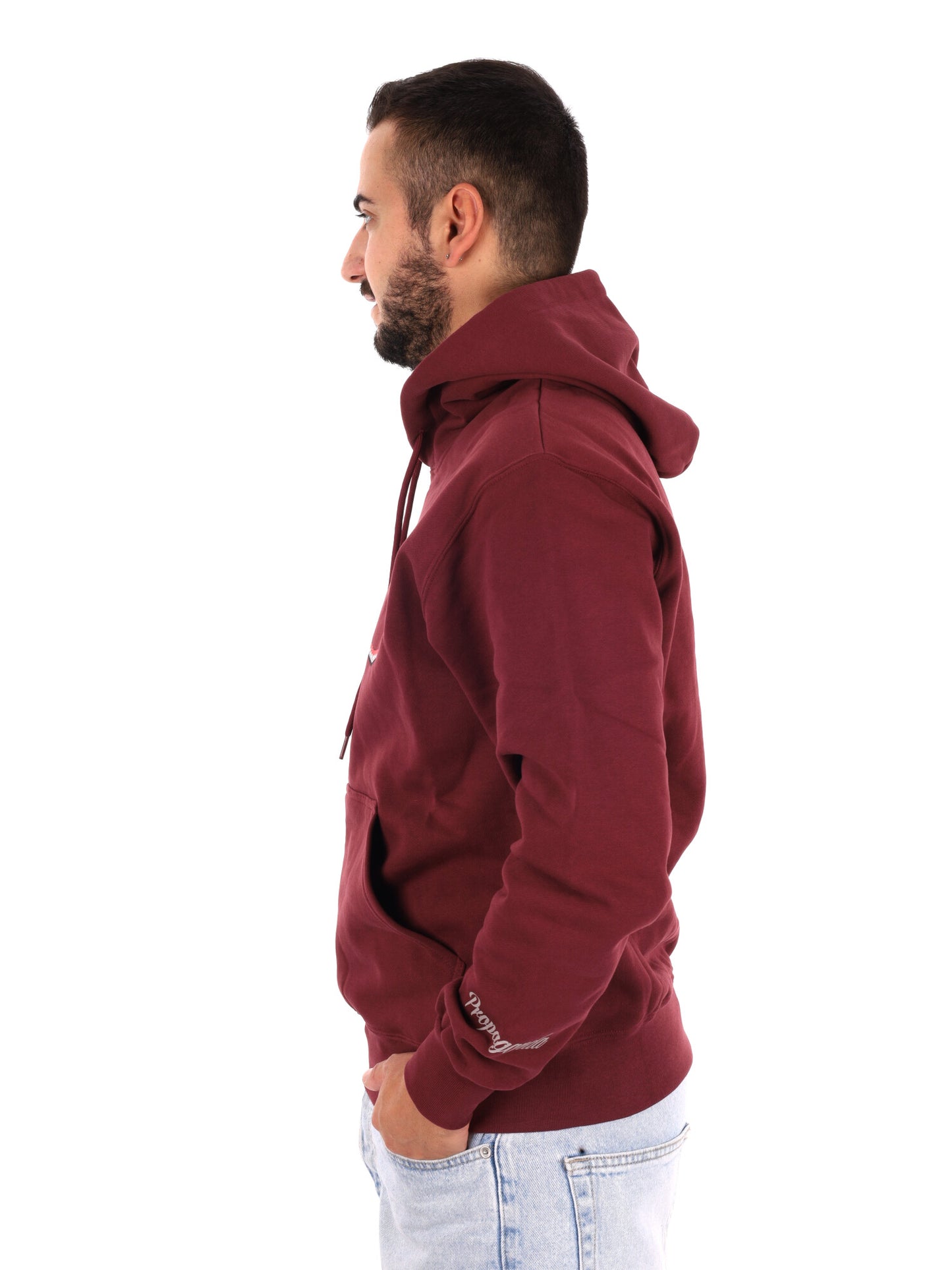 Propaganda 26FWPRFE742 BORDO, felpa da uomo bordeaux