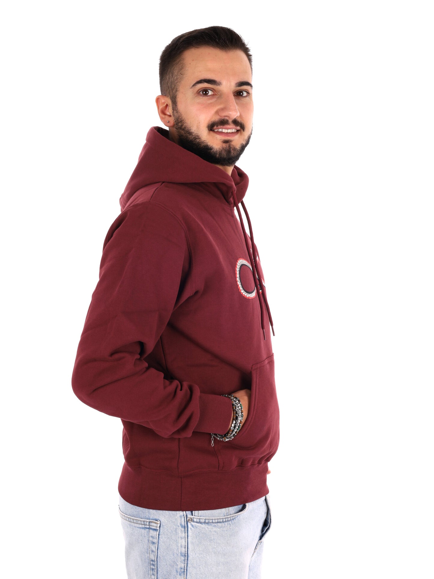 Propaganda 26FWPRFE742 BORDO, felpa da uomo bordeaux
