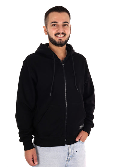 Propaganda Felpa Zip, felpa da uomo nera
