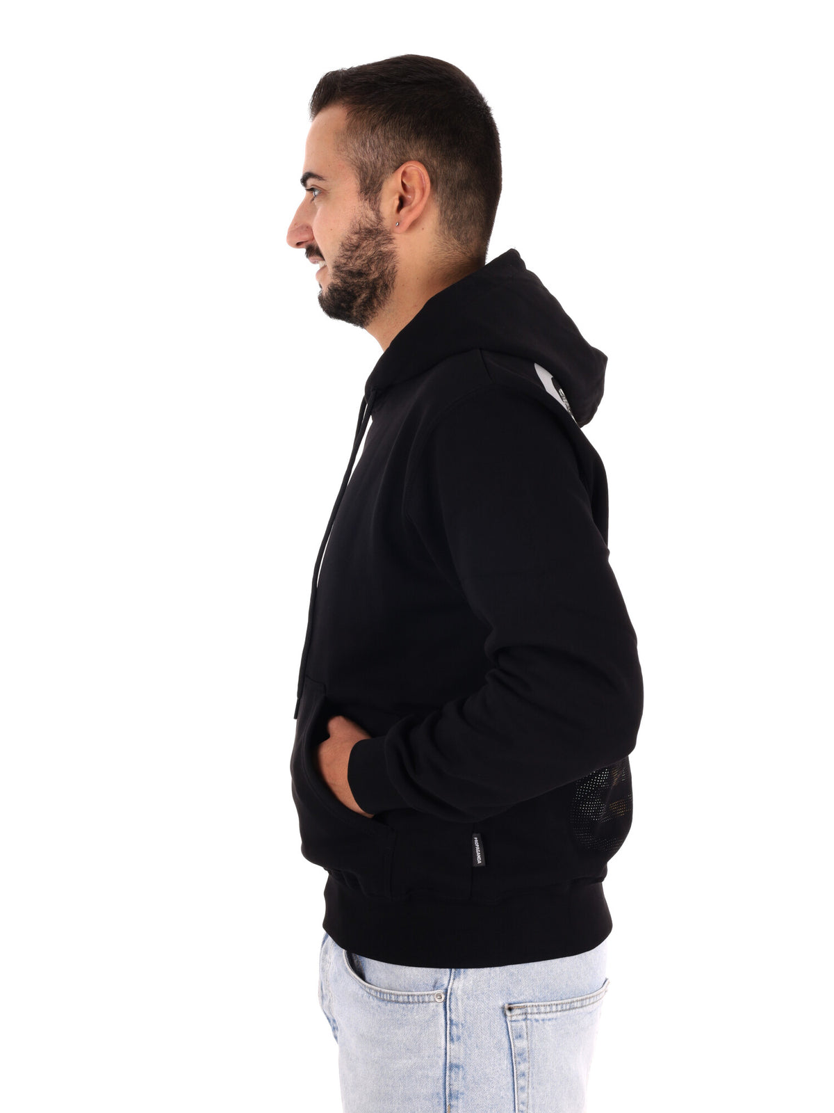 Propaganda 26FWPRFE760 BLACK, felpa da uomo nera