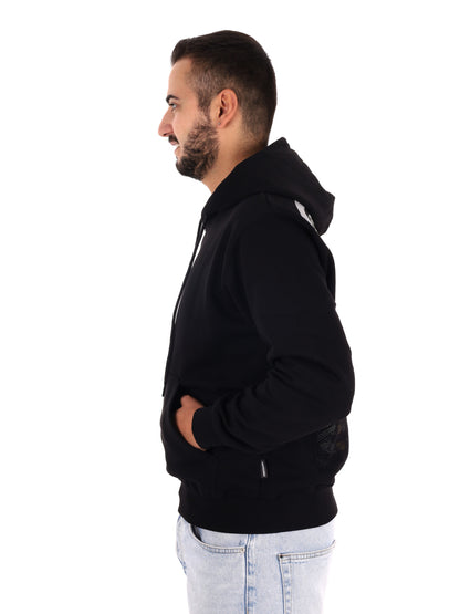 Propaganda 26FWPRFE760 BLACK, felpa da uomo nera