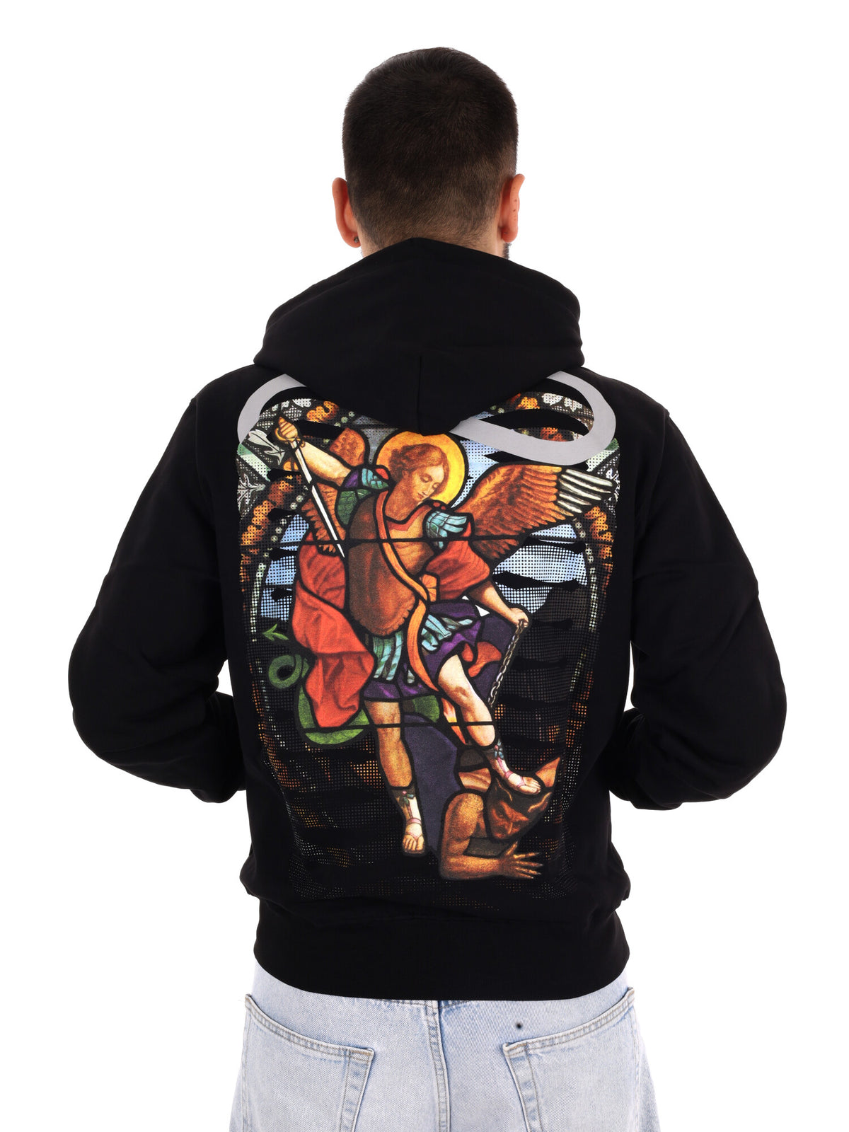 Propaganda 26FWPRFE760 BLACK, felpa da uomo nera
