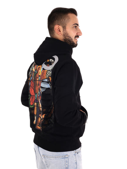 Propaganda 26FWPRFE760 BLACK, felpa da uomo nera