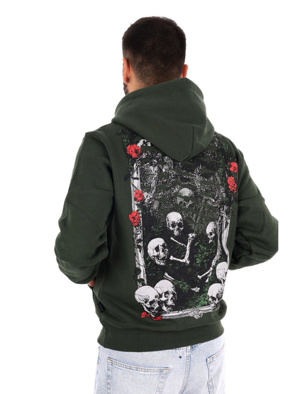 Propaganda Felpa Cap, felpa da uomo verde
