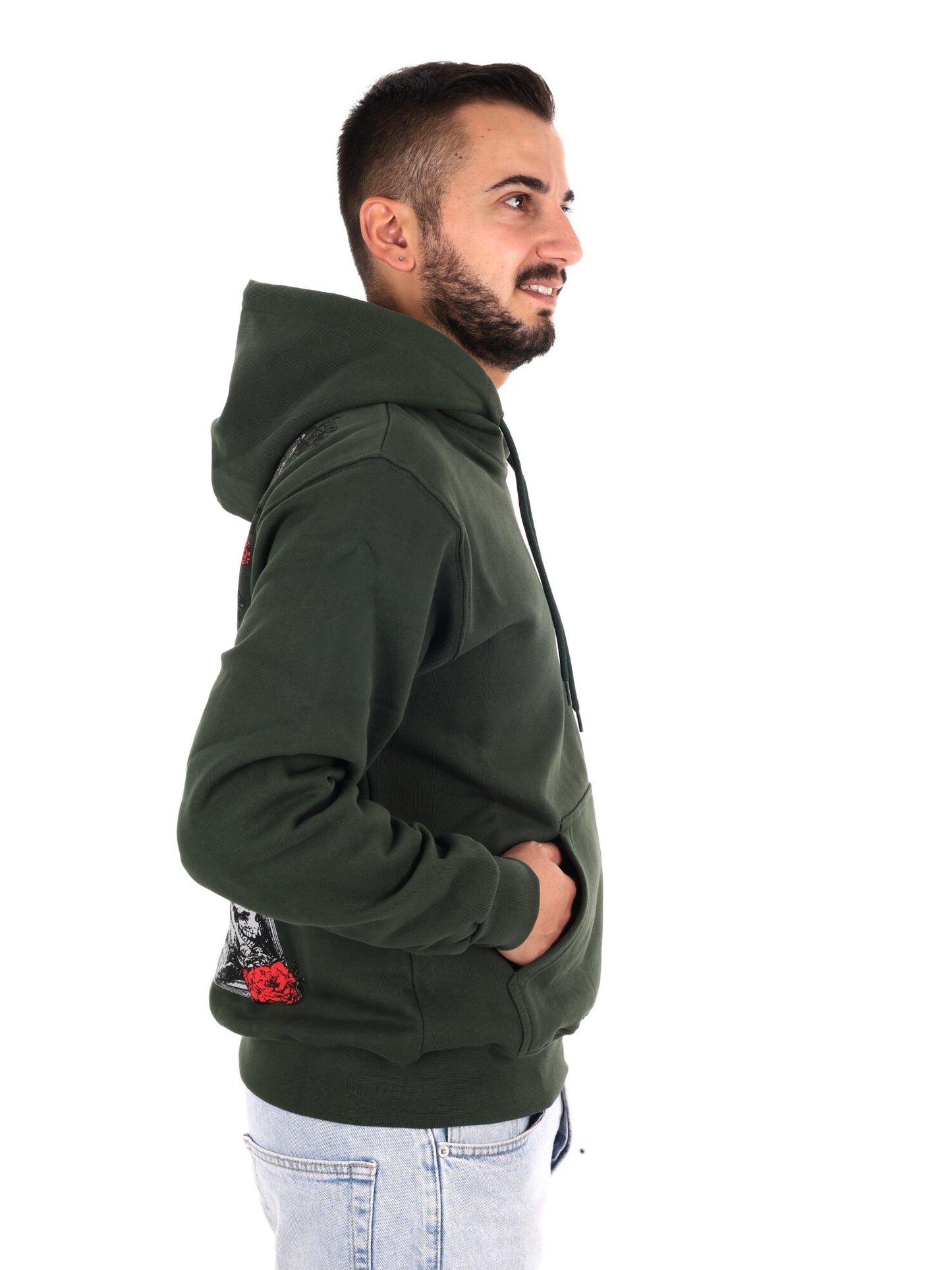 Propaganda Felpa Cap, felpa da uomo verde