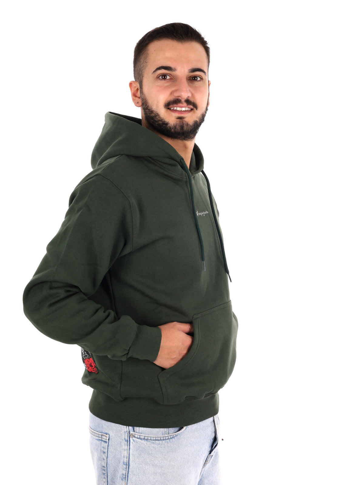 Propaganda Felpa Cap, felpa da uomo verde