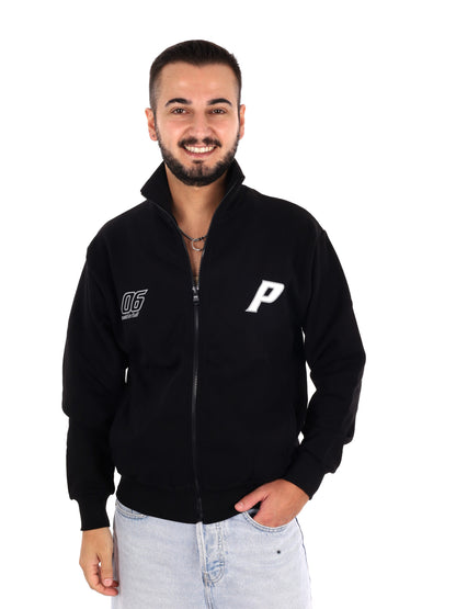 Propaganda 26FWPRFE785 Black, felpa da uomo nera