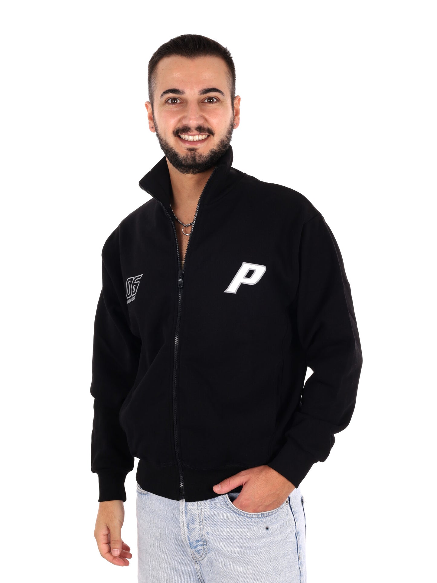 Propaganda 26FWPRFE785 Black, felpa da uomo nera