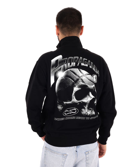 Propaganda 26FWPRFE785 Black, felpa da uomo nera