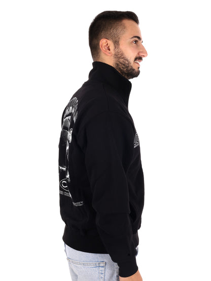 Propaganda 26FWPRFE785 Black, felpa da uomo nera