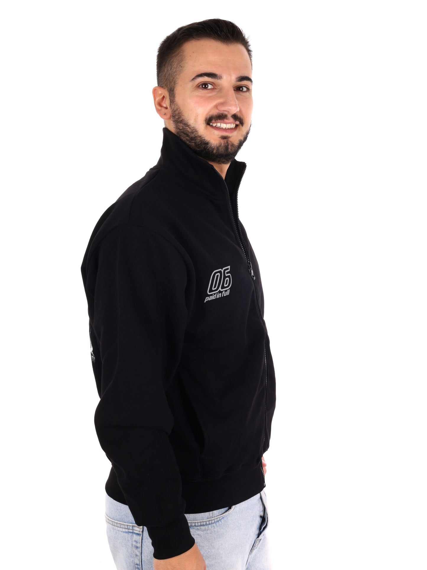 Propaganda 26FWPRFE785 Black, felpa da uomo nera