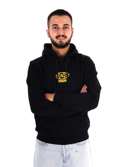 Propaganda 26FWPRFE791 Black, felpa da uomo nera