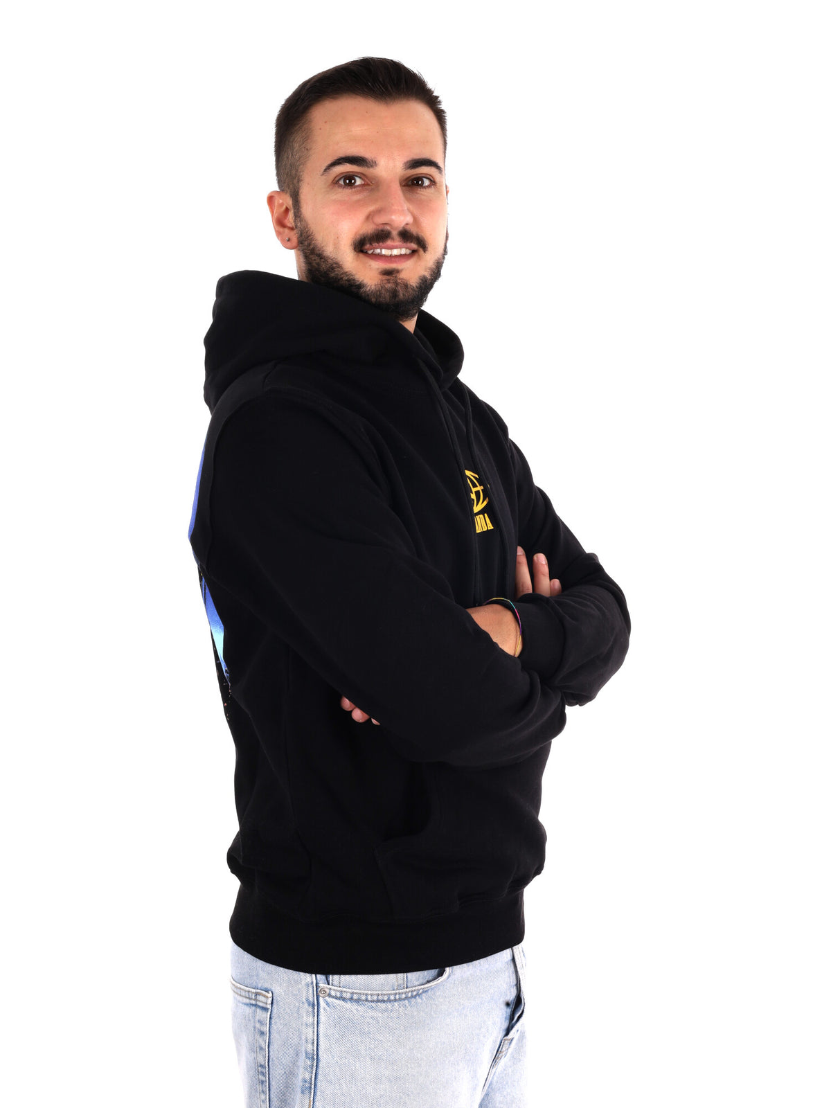 Propaganda 26FWPRFE791 Black, felpa da uomo nera