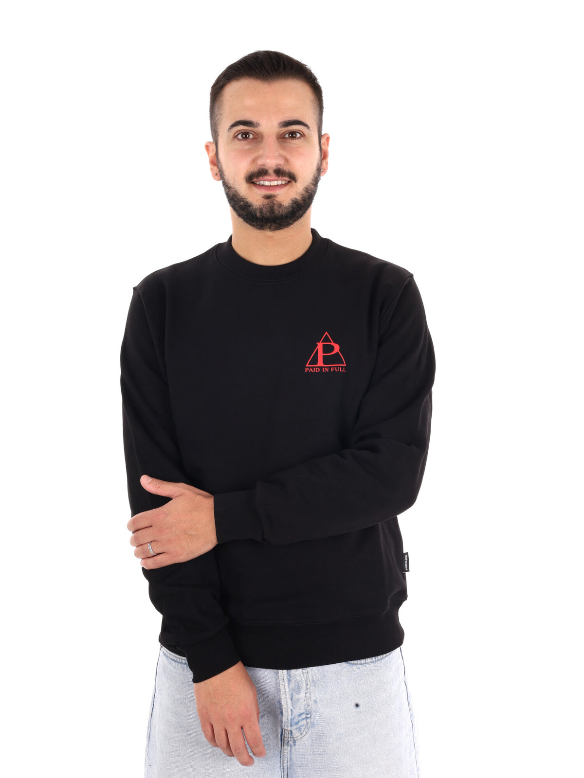 Propaganda 26FWPRFE798 BLACK, felpa da uomo nera