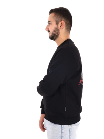 Propaganda 26FWPRFE798 BLACK, felpa da uomo nera