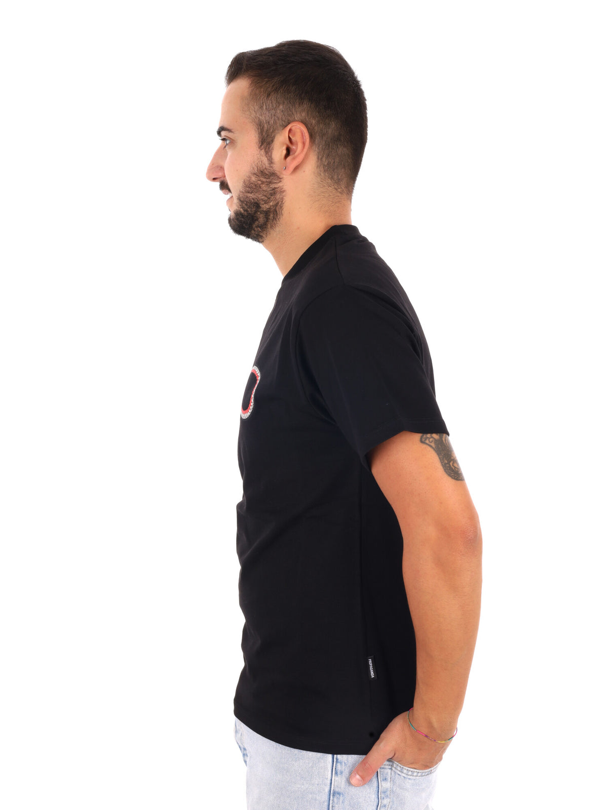 Propaganda 26FWPRTS932 Black, t-shirt da uomo nera