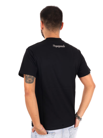 Propaganda 26FWPRTS932 Black, t-shirt da uomo nera