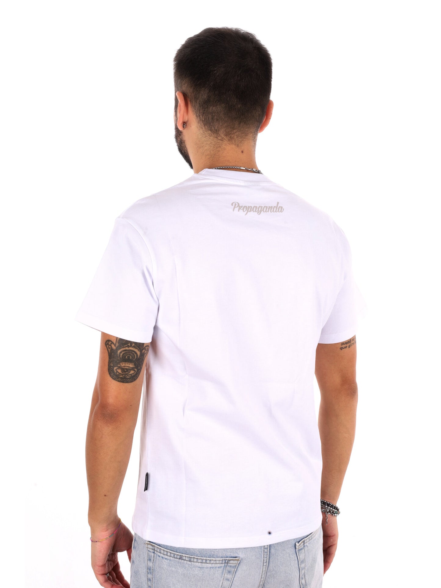 Propaganda 26FWPRTS933 WHITE, t-shirt da uomo bianca