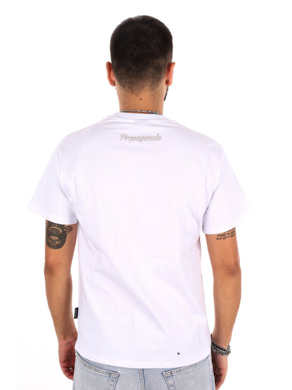 Propaganda 26FWPRTS933 WHITE, t-shirt da uomo bianca