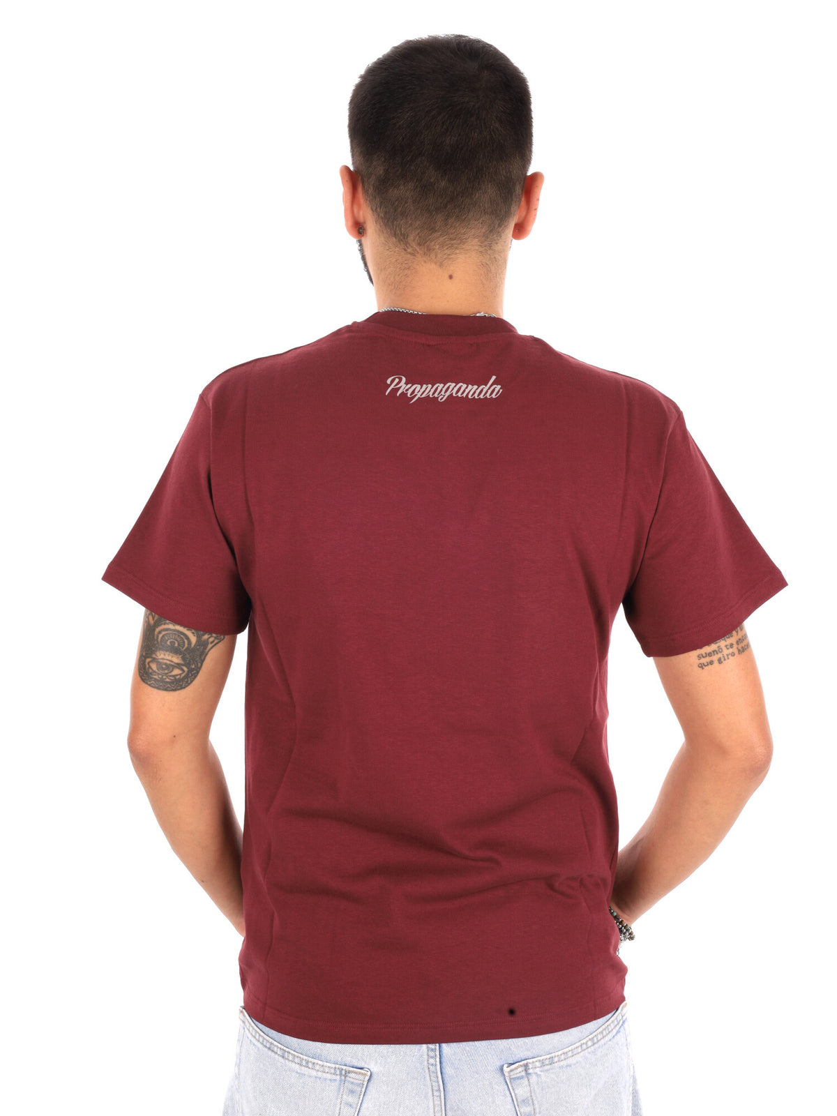 Propaganda 26FWPRTS934 BORDO, t-shirt da uomo bordeaux