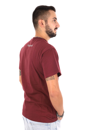 Propaganda 26FWPRTS934 BORDO, t-shirt da uomo bordeaux