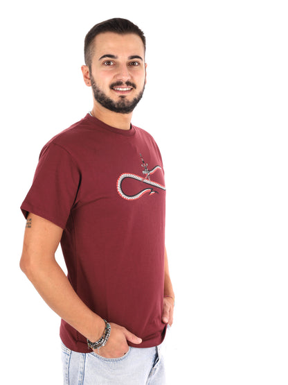 Propaganda 26FWPRTS934 BORDO, t-shirt da uomo bordeaux