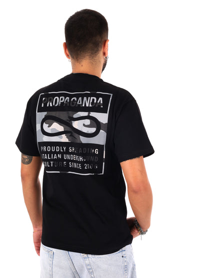 Propaganda, t-shirt da uomo nera