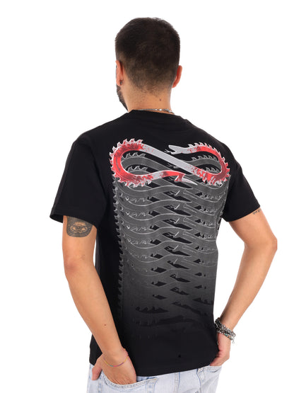 Propaganda , t-shirt maniche corte da uomo nera