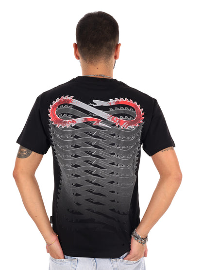 Propaganda , t-shirt maniche corte da uomo nera