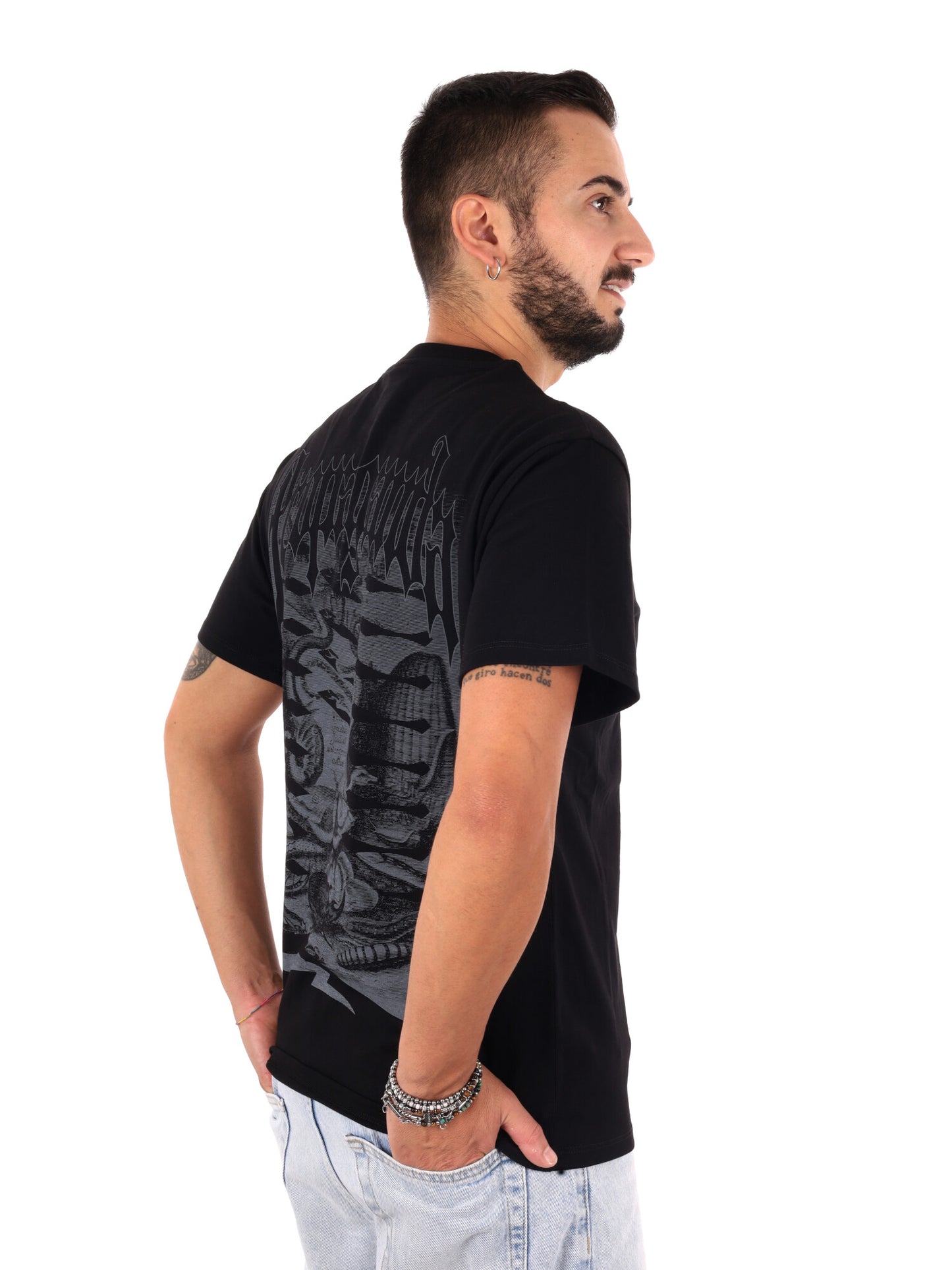 Propaganda 26FWPRTS951, t-shirt maniche corte da uomo nera