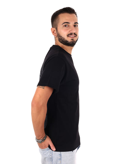 Propaganda 26FWPRTS951, t-shirt maniche corte da uomo nera