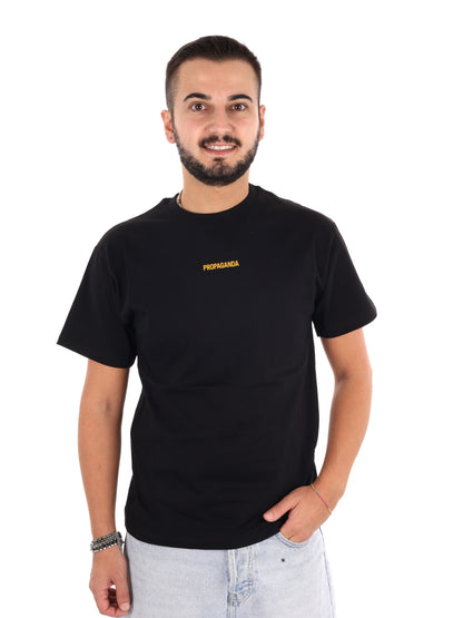 Propaganda 26FWPRTS953 BLACK, t-shirt da uomo nera