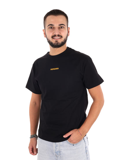 Propaganda 26FWPRTS953 BLACK, t-shirt da uomo nera