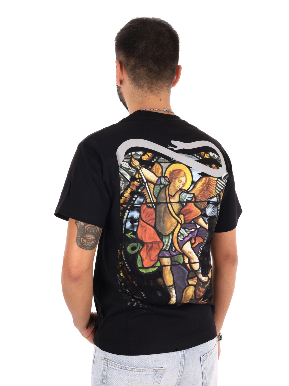 Propaganda 26FWPRTS953 BLACK, t-shirt da uomo nera