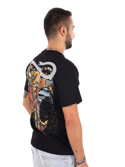 Propaganda 26FWPRTS953 BLACK, t-shirt da uomo nera