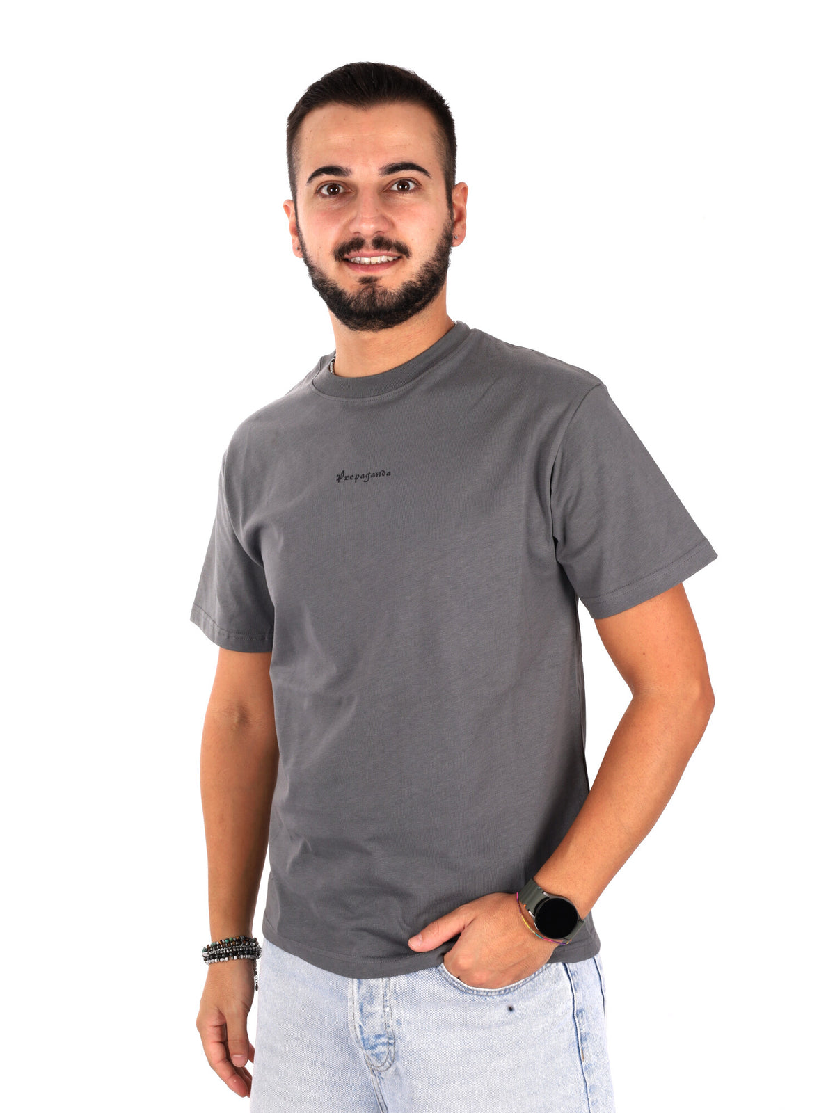 Propaganda 26FWPRTS955 Pine, t-shirt maniche corte da uomo verde