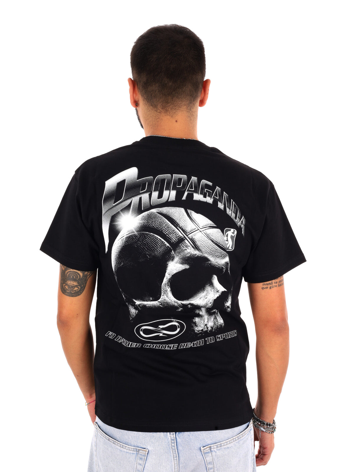 Propaganda 26FWPRTS975 Black, t-shirt maniche corte da uomo nera