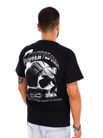 Propaganda 26FWPRTS975 Black, t-shirt maniche corte da uomo nera