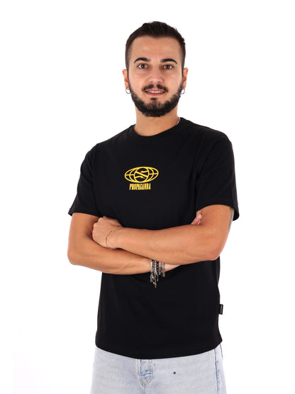 Propaganda 26FWPRTS983 BLACK, t-shirt da uomo nera
