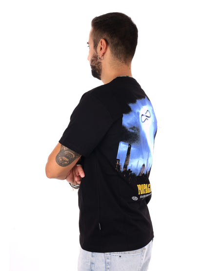 Propaganda 26FWPRTS983 BLACK, t-shirt da uomo nera