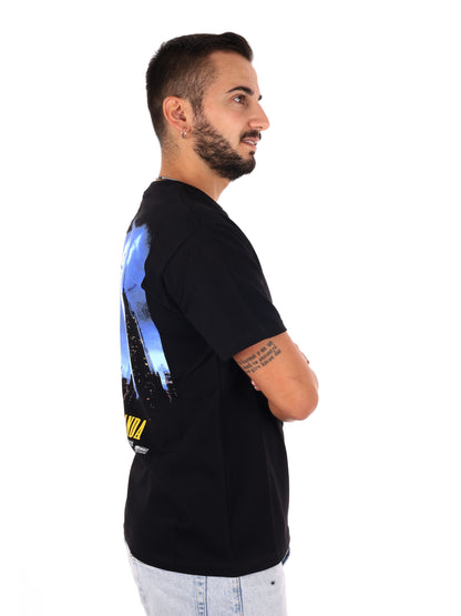 Propaganda 26FWPRTS983 BLACK, t-shirt da uomo nera