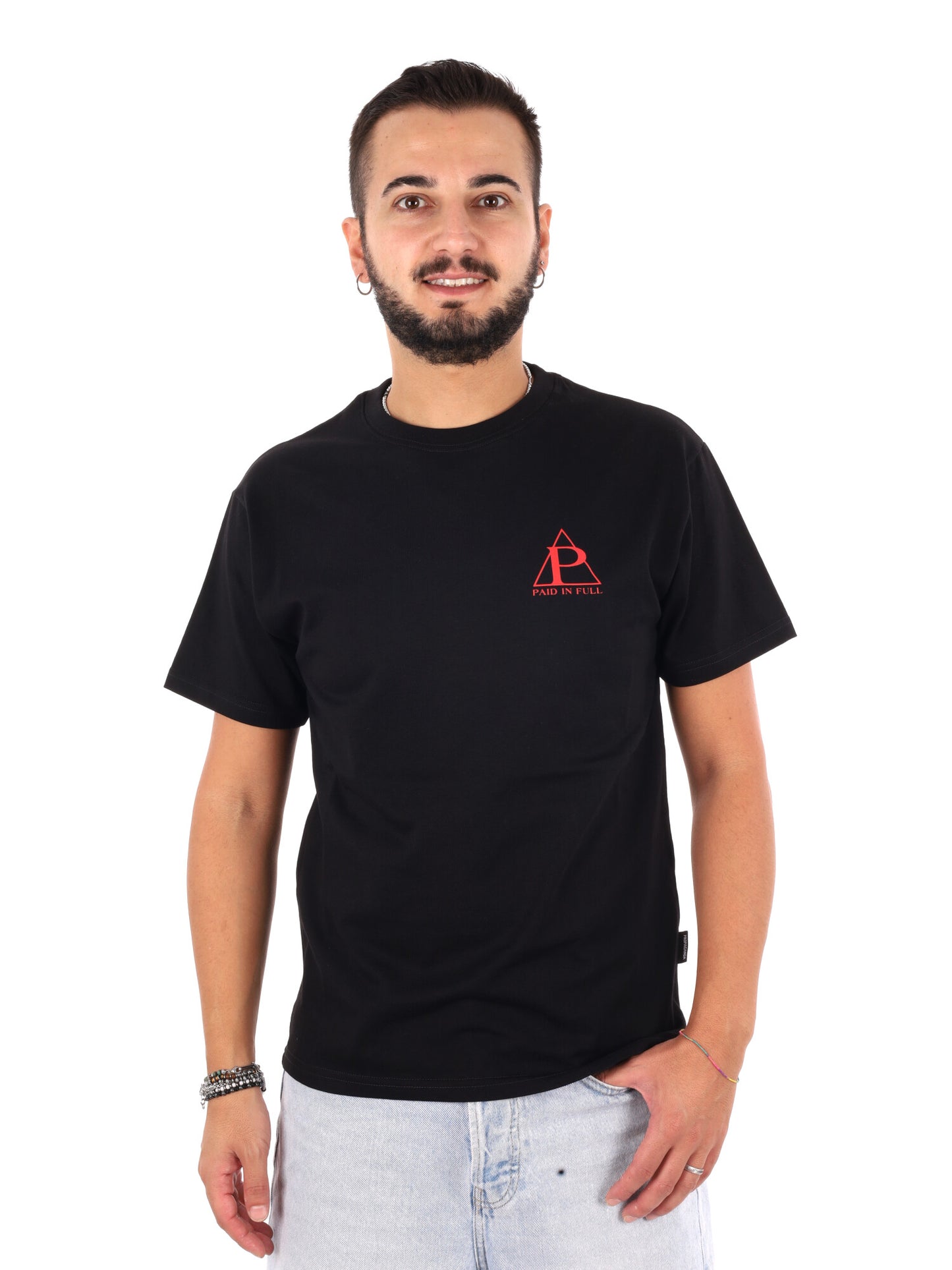 Propaganda t-shirt da Uomo nera