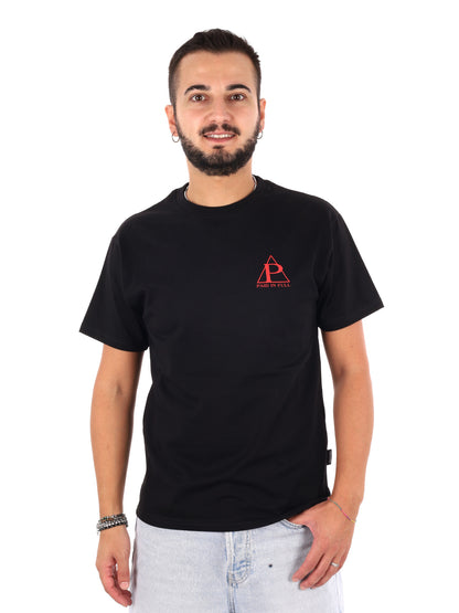 Propaganda t-shirt da Uomo nera