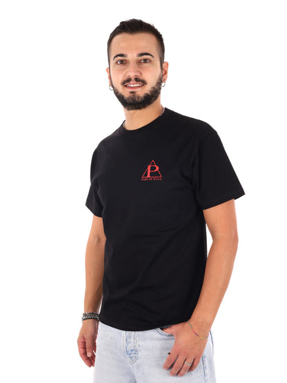 Propaganda t-shirt da Uomo nera