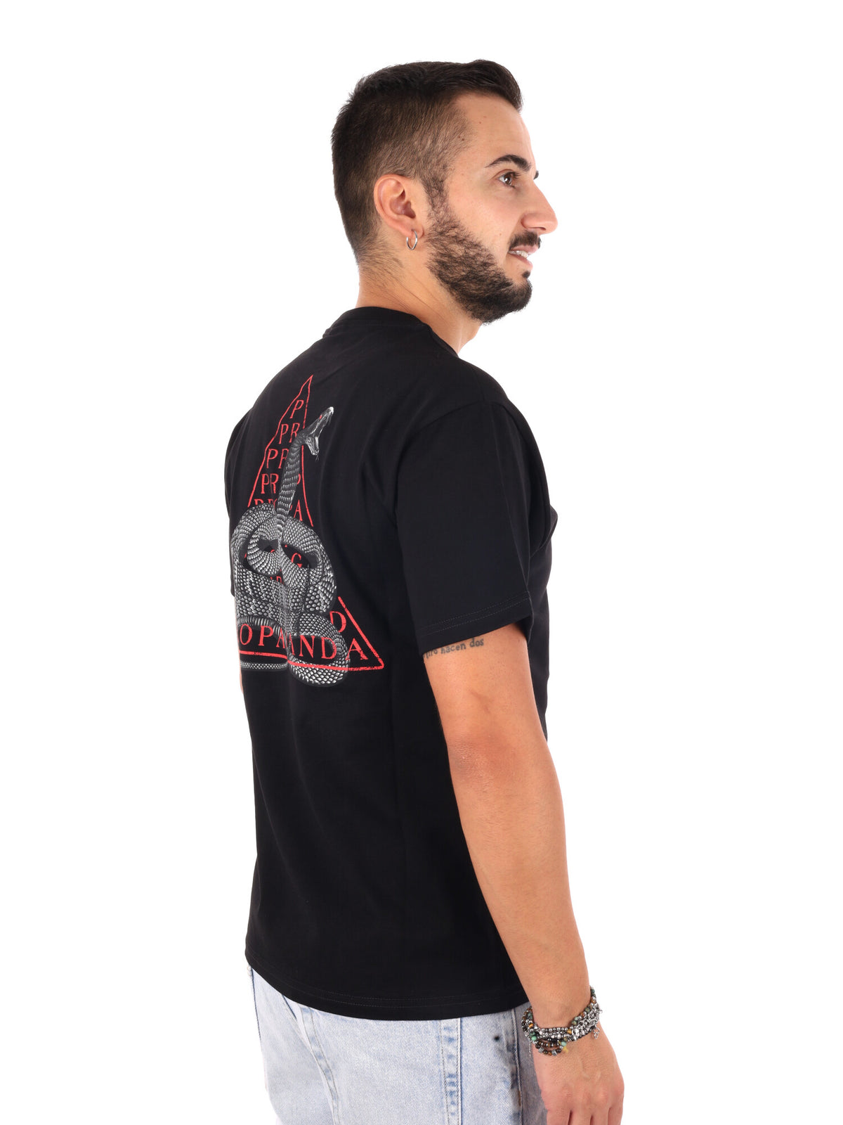 Propaganda t-shirt da Uomo nera