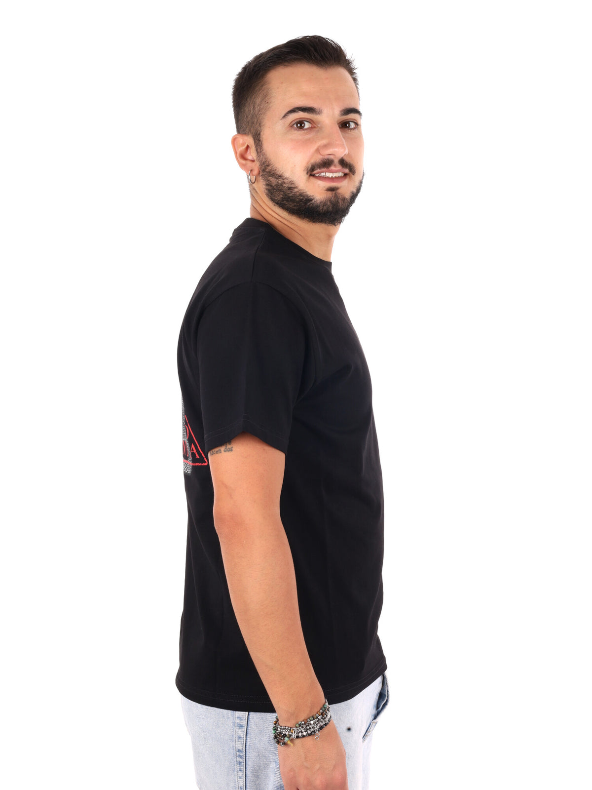 Propaganda t-shirt da Uomo nera