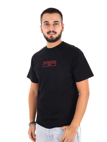 Propaganda 26FWPRTS998 BLACK, t-shirt da uomo nera